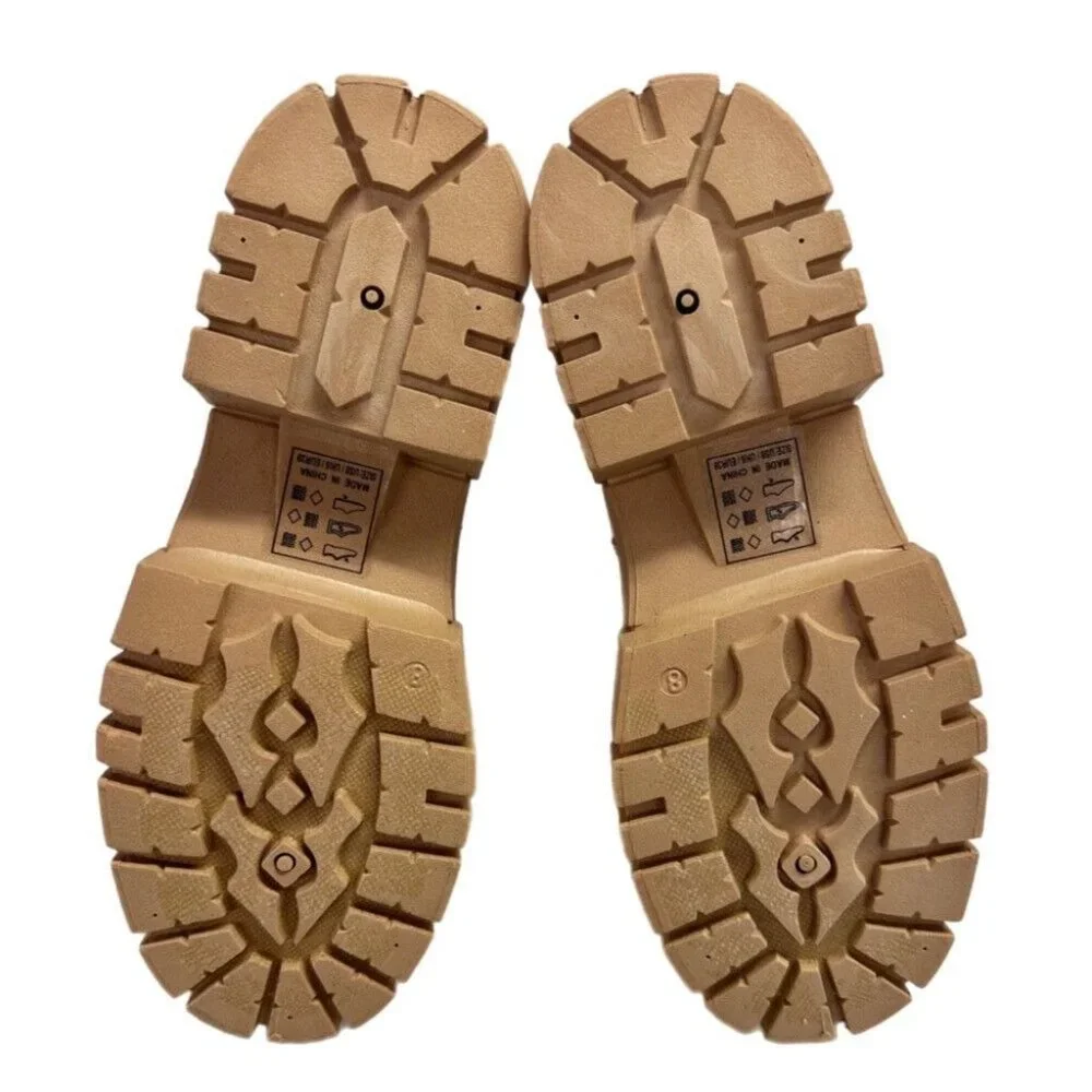 Qupid Puro-10 Chelsea Boots Chunky Heel SIZE 8 NWOT - Picture 7 of 8